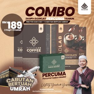 Pakej 2 Kopi + 2 Choclate Free Sabun